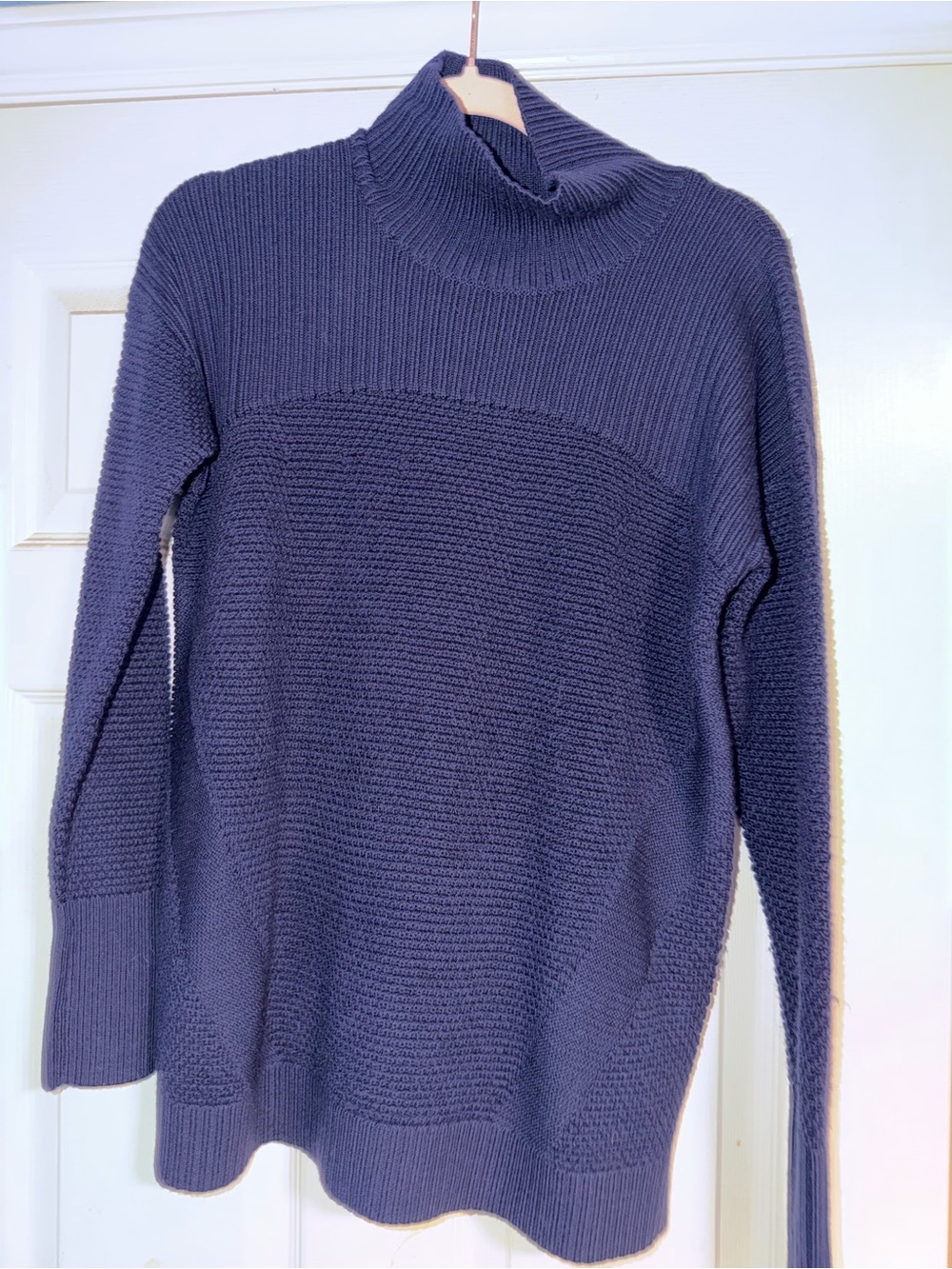 lululemon athletica Navy Ribbed Turtleneck Sweater - Women